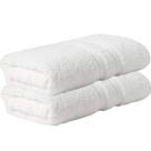 Kit 2 Toalhas Banho Algodão Egípcio 77x140 Buddemeyer Branco Kit 2 Toalhas Banho Algodão Egípcio 77x140 Buddemeyer Branco
