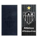 Kit 2 Toalhas de Banho Aveludada e Jacquard Time do Atlético Mineiro Preto Buettner