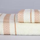 Kit 2 Toalhas de Banho e Rosto, 70x140 cm, Padrão Sólido, 220g/m²