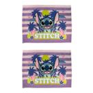 Kit 2 Toalhas de mão para Lancheira Infantil do Stitch com Toque Aveludado 40x28cm Lepper