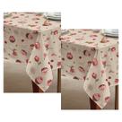 Kit 2 Toalhas de Mesa Teka Basic Retangular 6 Lugares 140 x 210 Cm Kit 2 Toalhas de Mesa Teka Basic Retangular 6 Lugares 140 x 210 Cm