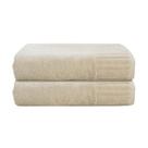 Kit 2 Toalhas de Rosto Camesa 100% Algodão 500g/m² Alta Absorção