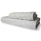 Kit 2 Toalhas Itália Soft 1 Banho 1 Rosto Grossa 100% Algodão 430g/m² - Branco
