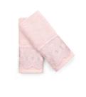 Kit 2 Toalhas Social Cristal Roma Rosa Buettner