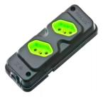 Kit 2 Tomada Barra Dupla 2 Tomadas 20a Robust Bivots Fiolux