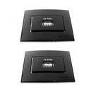 Kit 2 Tomadas Usb Charger 1 Saídas P/moveis Margirius Preta