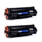 KIT 2 Toner Compatível CE285A CB435A CB436A UNIVERSAL 85A P1005 P1505 M1120 M1212 M1130 P1102w 1102w 1102