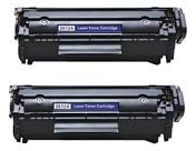 Kit 2 Toner Compatível Q2612A 12A Alto Rendimento