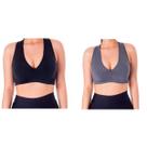 Kit 2 Top Academia Fitness Nadador Suplex com Bojo Reforçado
