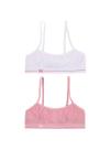 Kit/2 Top Alças finas DelRio 4004 Infantil sem Costura Microfibra T. P/GG