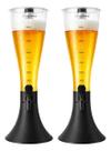 Kit 2 Torre Chopp Refil Congelante 2,5l Aço Inox Bar Vkbt25 Preto