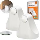 Kit 2 Trava Porta Magnético Fixador Adesivo 3m Comfortdoor cor:branco Kit 2 Trava Porta Magnético Fixador Adesivo 3m Comfortdoor cor:branco
