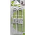 Kit 2 Travas Para Armario Porta Ajustavel Regulavel Multiuso