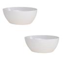 Kit 2 Travessa Oval Com Friso LE CHEF 28x19,5x11Cm Branca Kit 2 Travessa Oval Com Friso LE CHEF 28x19,5x11Cm Branca