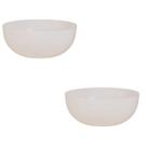 Kit 2 Travessa Redonda Com Friso LE CHEF 22X9Cm Branca Kit 2 Travessa Redonda Com Friso LE CHEF 22X9Cm Branca