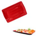 Kit 2 Travessa Retangular Bandeja Oriental Melamina 20cm