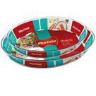 Kit 2 Travessas De Vidro Assadeira Oval 1,6L 2,4L Marinex