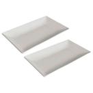 Kit 2 Travessas Melamina Branca 35x22,5cm Wolff Cozinha Band Kit 2 Travessas Melamina Branca 35x22,5cm Wolff Cozinha Band