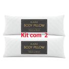 Kit 2 Travesseiro de Corpo Xuxão Body Pillow Matelado Branco Macio Ortopedico