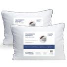 Kit 2 Travesseiro Ergosoft Ultra macio Camesa 50x70cm Branco