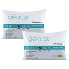 Kit 2 travesseiro gelatto - 48 x 70 - bom sono