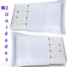 Kit 2 Travesseiro Ortopédico Terapêutico Dor Cervical Magnético Infravermelho Longo-Shalom life