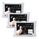 Kit 2 Travesseiro Pluma de Ganso Macio Confort Plus