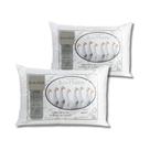 Kit 2 Travesseiro Pluma Ganso Confortável Antiacaro 70x50cm