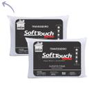 Kit 2 Travesseiros 50 x 70 cm Antialarégico100% fibras Oferta