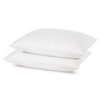 KIT 2 Travesseiros 50x70cm Fibra Siliconada Anti Alergico Lavavel