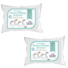 Kit 2 Travesseiros 70x50 85% Penas 15% Plumas de Ganso - Daune