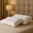 Kit 2 Travesseiros Algodão Pescoço Encosto Dormir Fronha Macio Conforto Apoio Cabeça Capa Ortopédico Kit 2 Travesseiros Algodão Pescoço Encosto Dormir Fronha Macio Conforto Apoio Cabeça Capa Ortopédico
