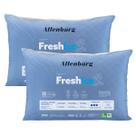Kit 2 Travesseiros Altenburg Fresh Ice Azul 48cm x 70cm Kit 2 Travesseiros Altenburg Fresh Ice Azul 48cm x 70cm