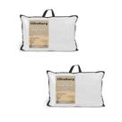 Kit 2 Travesseiros Altenburg Plumi Gold 50cm x 70cm - Branco