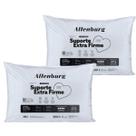 Kit 2 Travesseiros Altenburg Suporte Extra Firme 180 Fios Lavável 50cm x 70cm Branco