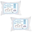 Kit 2 Travesseiros Daune Penas e Plumas Kit 2 Travesseiros Daune Penas e Plumas