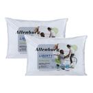 Kit 2 Travesseiros de Costas e Lado Liberty Altenburg Percal 180 fios 50cm x 70cm Fibra Siliconada