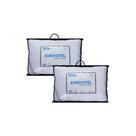 Kit 2 Travesseiros Eurohotel Fibra Siliconada Master Comfort