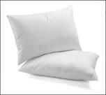 Kit 2 Travesseiros Fibra Silicone 100% Algodão 68cm x 48cm Branco