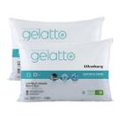 Kit 2 Travesseiros Gelatto Altenburg Toque Gelado Extra Macio Firme Antialérgico 48x70cm