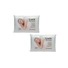 Kit 2 Travesseiros Luck Hiper Soft Gel Antiácaro E Antifungo Luckspuma Kit 2 Travesseiros Luck Hiper Soft Gel Antiácaro E Antifungo Luckspuma
