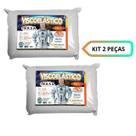 Kit 2 Travesseiros Marcbrayn Nasa Viscoelástico Extra Alto 18cm - Macio Confortável - Não deforma