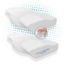 Kit 2 Travesseiros Nasa Cervical Ergonômico Visco D40 Premium Viva Conforto