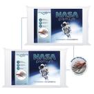 Kit 2 Travesseiros Nasa D40 Original Hipoalergênico Viva Conforto Altura 10cm