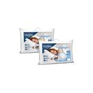 Kit 2 Travesseiros Nasa Freeze 14cm Capa Removível 50x70 Duoflex Kit 2 Travesseiros Nasa Freeze 14cm Capa Removível 50x70 Duoflex
