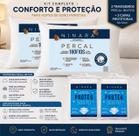 Kit 2 Travesseiros Percal 180 Fios 50x70, 2 Capas Protetoras Contra Líquidos Ninara Alto Conforto Kit 2 Travesseiros Percal 180 Fios 50x70, 2 Capas Protetoras Contra Líquidos Ninara Alto Conforto