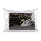 Kit 2 Travesseiros Pluma Pena De Ganso Percal 200 Fios Casal