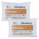 Kit 2 Travesseiros Soft Touch Altenburg Super Macio 50x70cm Branco