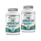 KIT 2 Tri Magnésio Taurato,Malato e Quelato 60 Caps Flora Nativa