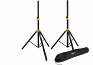 Kit 2 Tripe Caixa Som Ksr Full Metal Suporte 5 Reg Cs1 + Bag